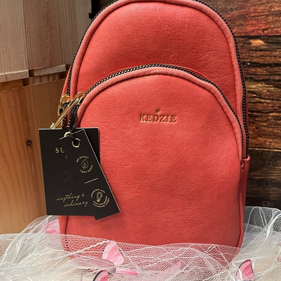 Kedzie Coral Sunset Sling Purse - Picture 2 of 5